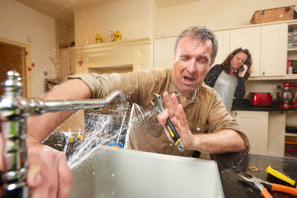 Water damage restoration process in Rouse, CA